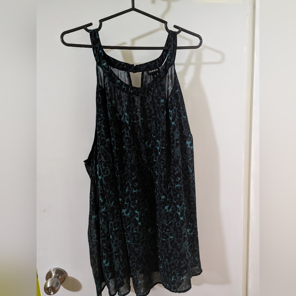 Torrid tunic length halter top